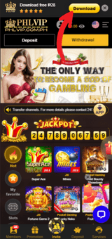 PHLVIP Casino Download iOS App 1